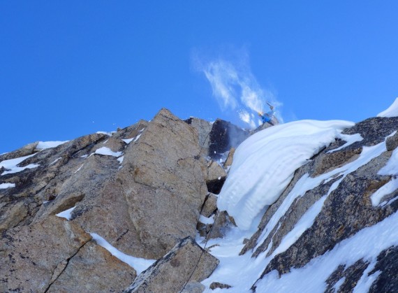 Zgornji del grebena na Frances