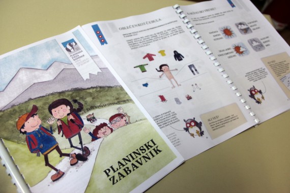 Planinski zabavnik, delovni zvezek o gorah z nalogami za zabavo, ustvarjanje, učenje in vzgojo