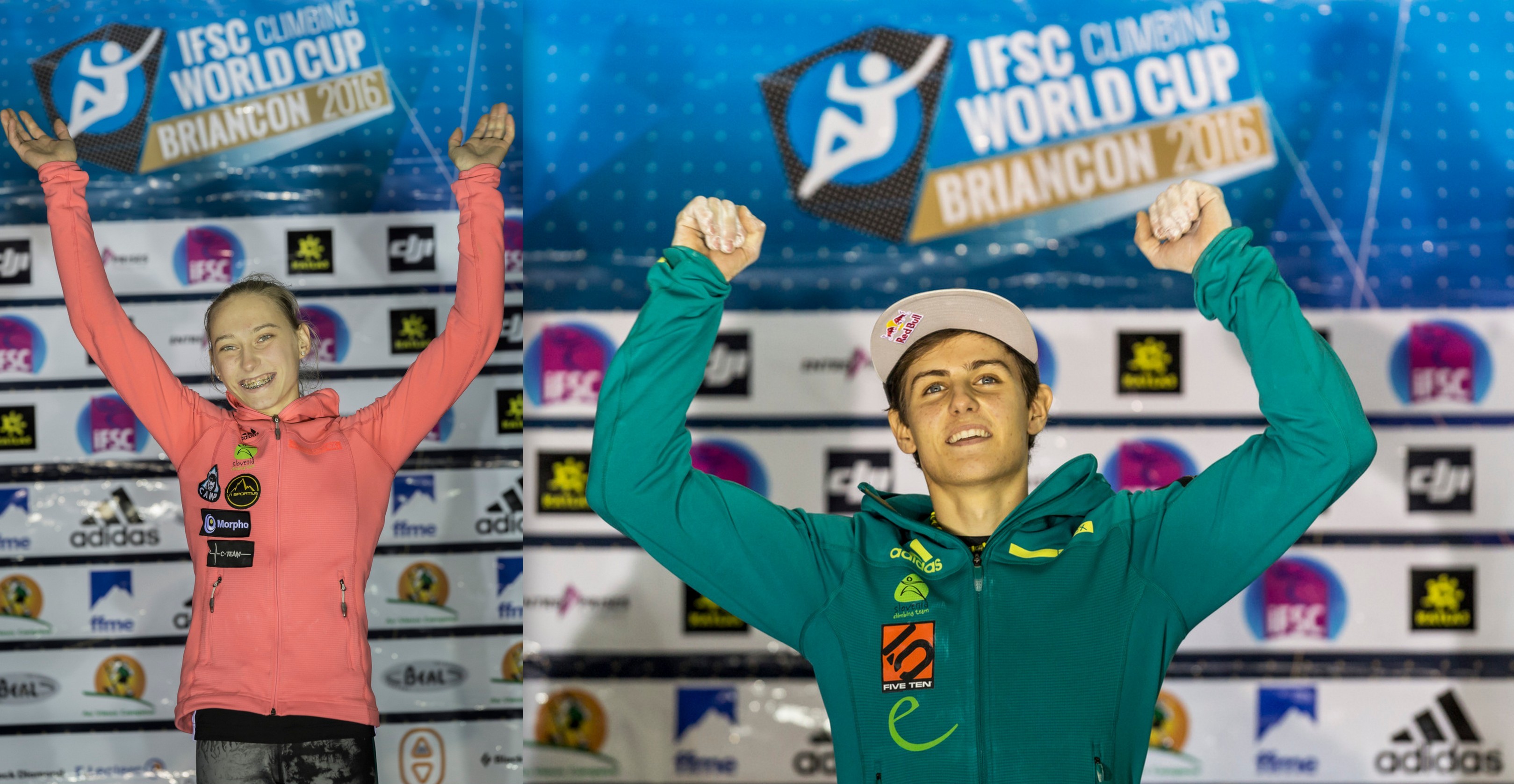 janja_garnbret_domen_skofic_briancon_2016_zmaga_foto_luka_fonda janja_garnbret_domen_skofic_briancon_2016_zmaga_foto_luka_fonda