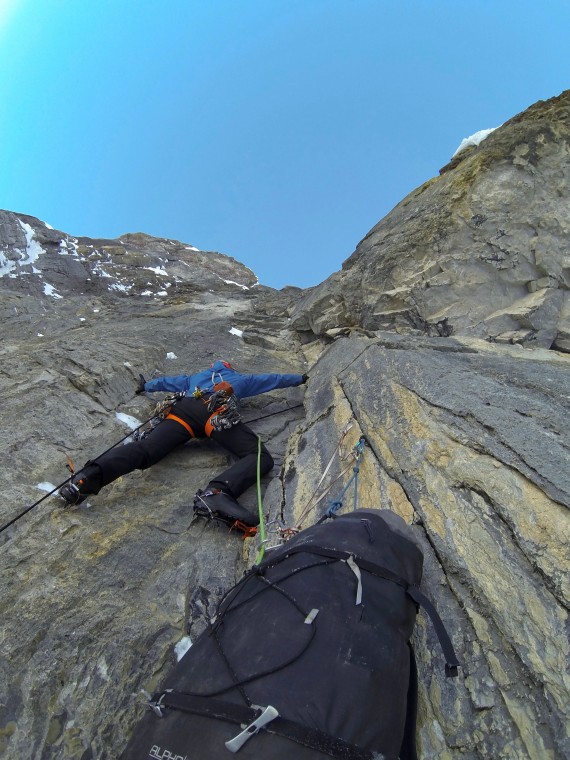 Začetek najzahtevnejšega dela v skali