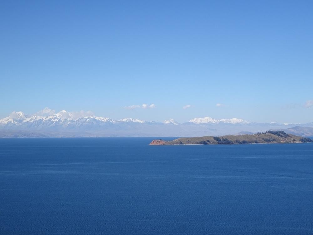 Cordillera Real – pogled iz jezera Titicaca