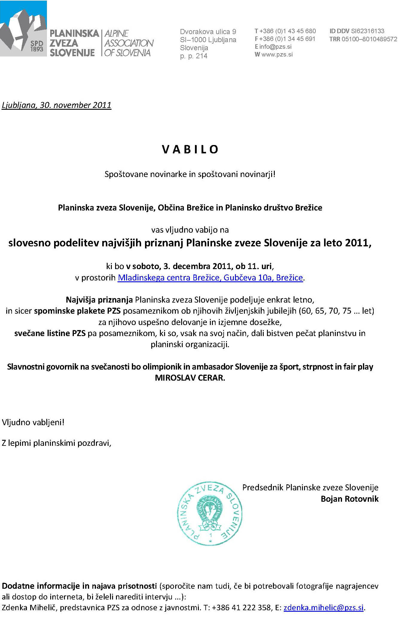 PZS_Slovesna_podelitev_najvisjih_priznanjPZS_3_12_2011_VABILO_medijem_c PZS_Slovesna_podelitev_najvisjih_priznanjPZS_3_12_2011_VABILO_medijem_c