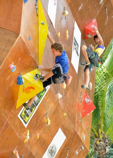 Anže Peharc v drugi kvalifikacijski smeri, foto slovenska mladinska reprezentanca